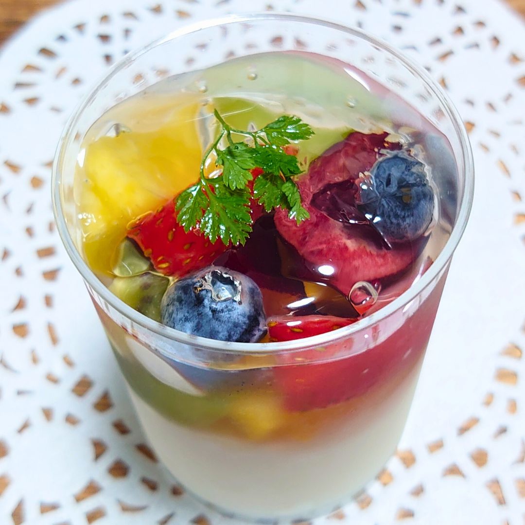 前橋のパティスリーフラヴールの杏仁豆腐｜フルーツ入りでさっぱり食べやすいスイーツ