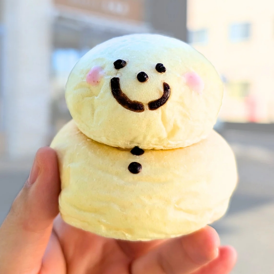 ペンギンベーカリー前橋吉岡店の雪だるまくん